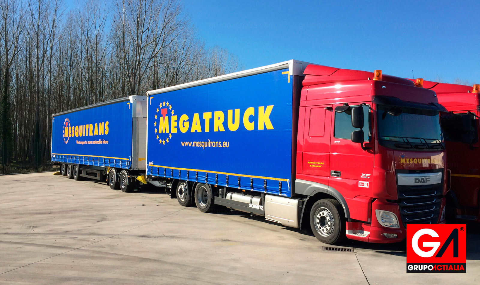 Mesquitrans, nuevos camiones Megatruck fabricados por Schimtz Cargobull